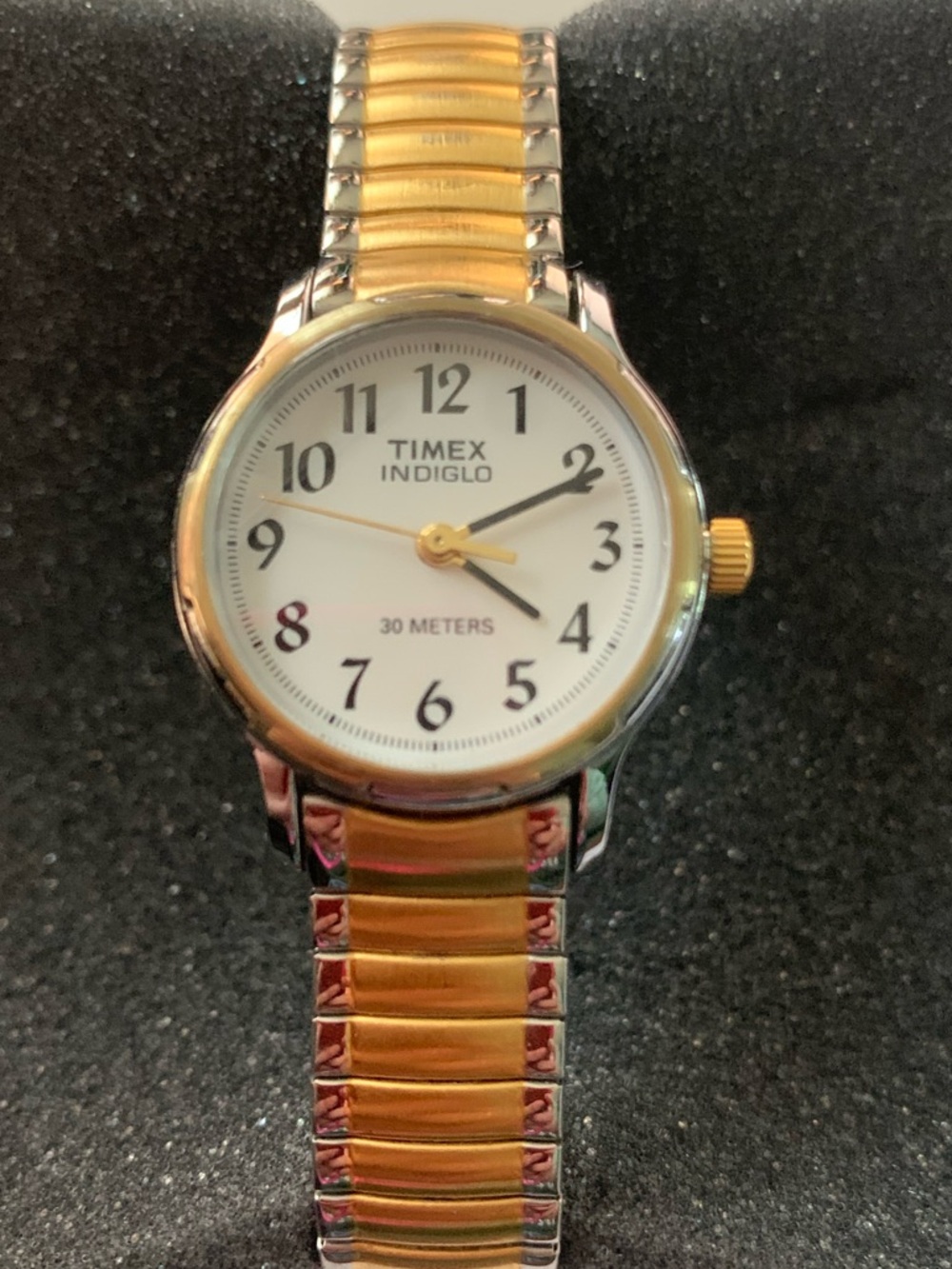 Timex Two-Tone Gold and Silver Women's Indiglo Watch